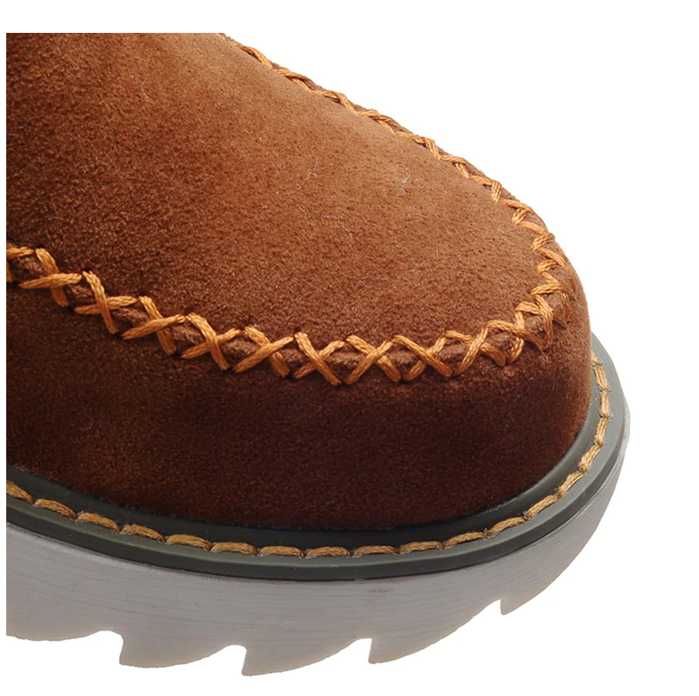 flat heel snow boots