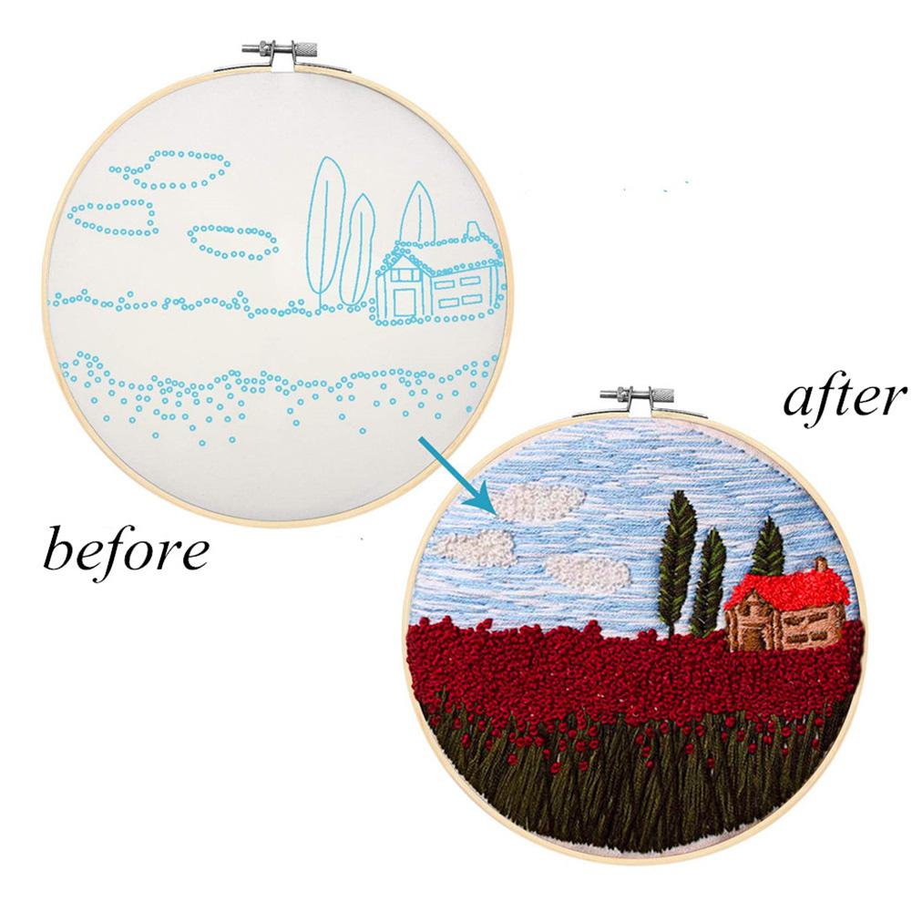 DIY Embroidery Kit with Pattern Embroidery