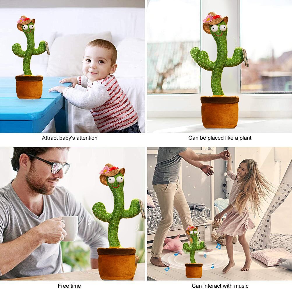 dancing cactus plush toy