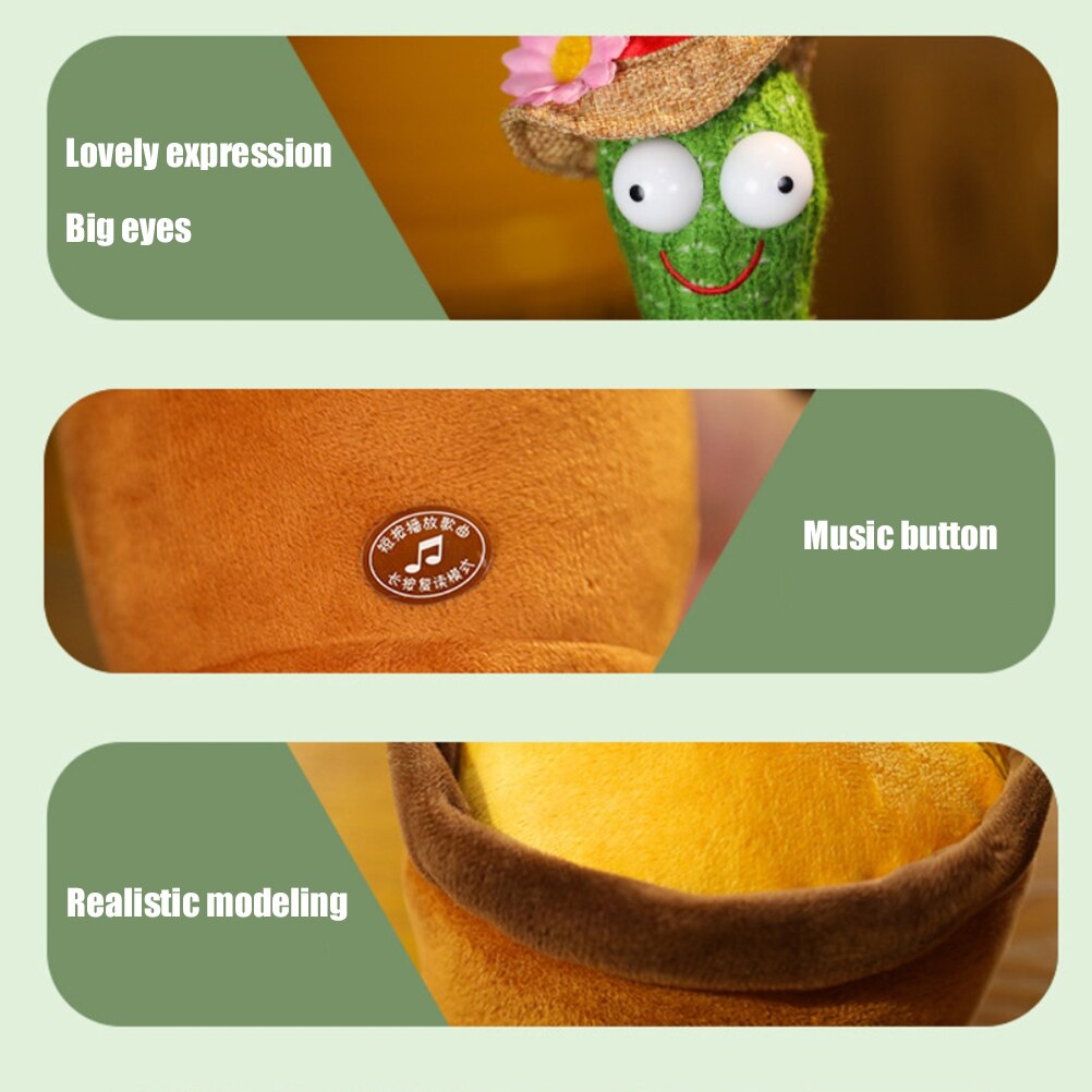dancing cactus plush toy