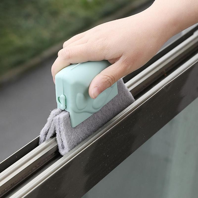 3pcs Magic Window Cleaning Brush Hand-held Crevice Gap Cleaner Tools Set Clean All Corners Quickly and Gaps